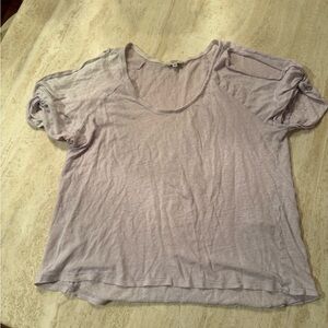 Wilfred Light Purple Short Sleeve Top